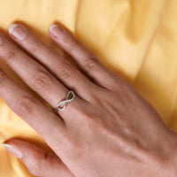 Thumbnail for silver ring designs for female, infinity ring designs