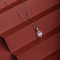Thumbnail for ladies silver chain, Silver charm necklace