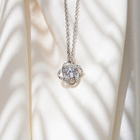 Thumbnail for celtic symbol for love, silver pendant